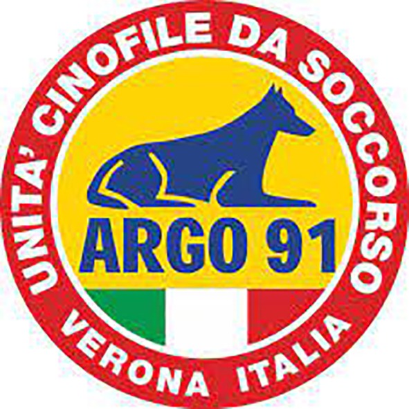 Il logo di Argo 91 a Verona, Italia.