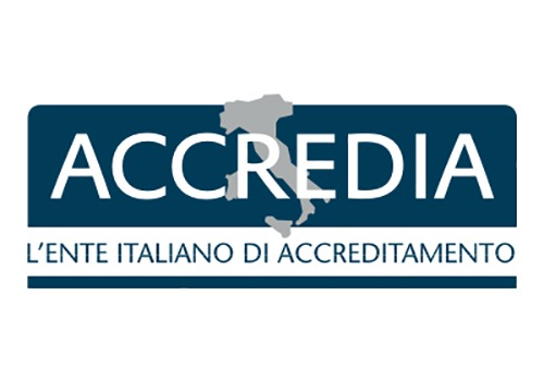 Il logo di Accredia.