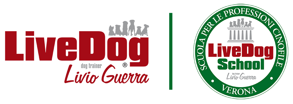 Logo della scuola per cani vivi.